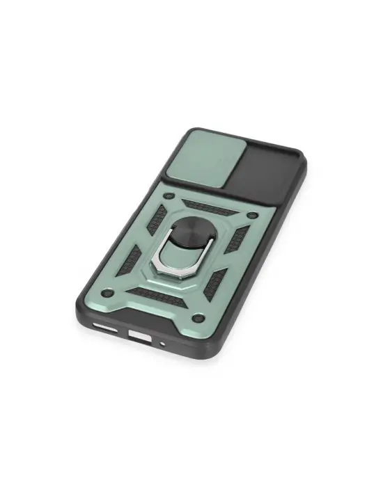 Xiaomi Redmi Note 12 5g Kılıf Pars Lens Yüzüklü Silikon - Yeşil