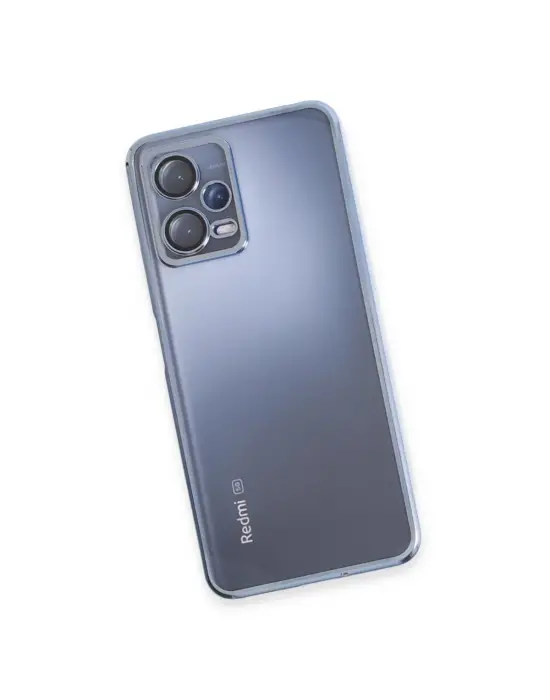 Xiaomi Redmi Note 12 5g Kılıf Razer Lensli Silikon - Açık Mavi