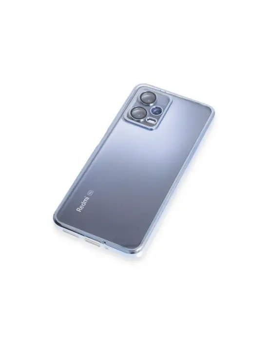 Xiaomi Redmi Note 12 5g Kılıf Razer Lensli Silikon - Açık Mavi