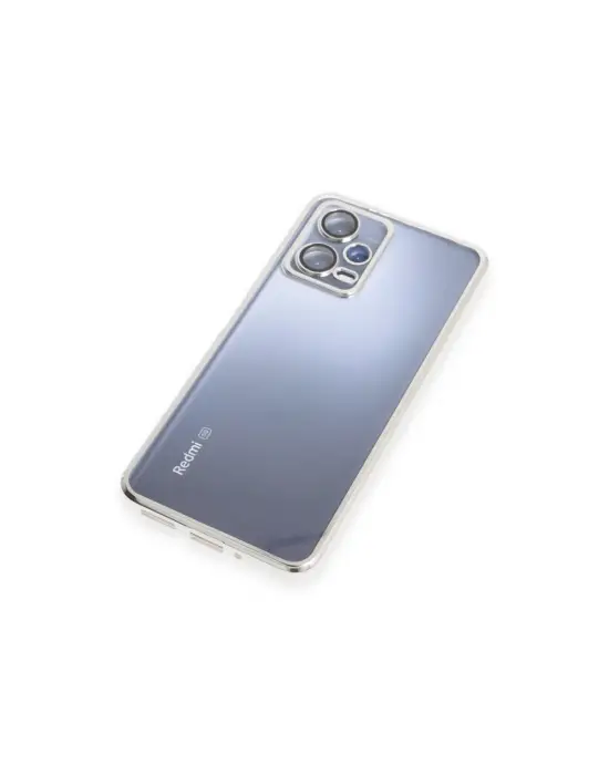 Xiaomi Redmi Note 12 5g Kılıf Razer Lensli Silikon - Gümüş