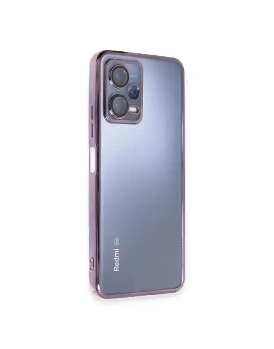 Xiaomi Redmi Note 12 5g Kılıf Razer Lensli Silikon - Mor