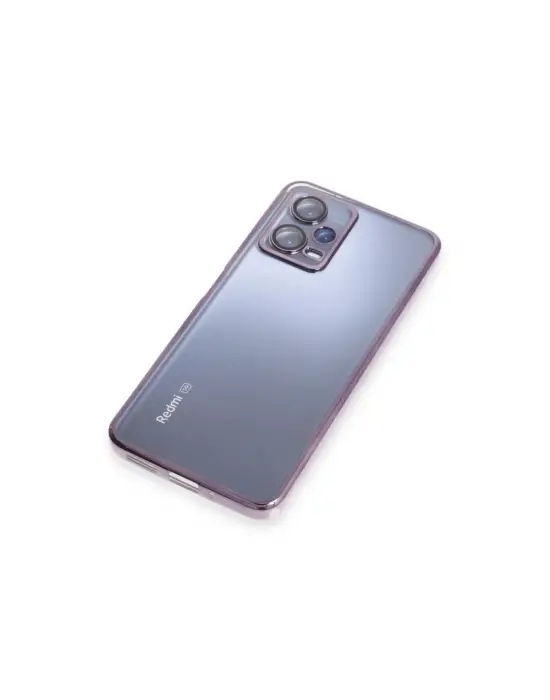 Xiaomi Redmi Note 12 5g Kılıf Razer Lensli Silikon - Mor