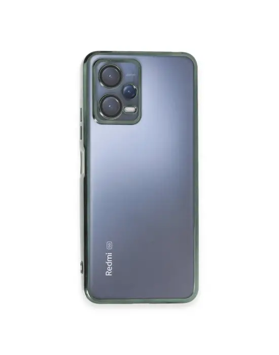 Xiaomi Redmi Note 12 5g Kılıf Razer Lensli Silikon - Yeşil