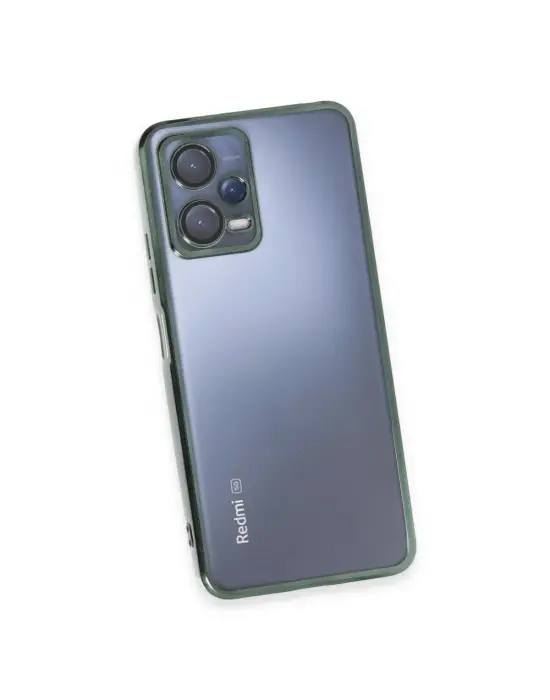 Xiaomi Redmi Note 12 5g Kılıf Razer Lensli Silikon - Yeşil
