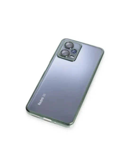 Xiaomi Redmi Note 12 5g Kılıf Razer Lensli Silikon - Yeşil