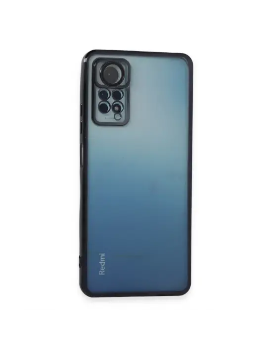 Xiaomi Redmi Note 12 Pro 4g Kılıf Razer Lensli Silikon - Siyah