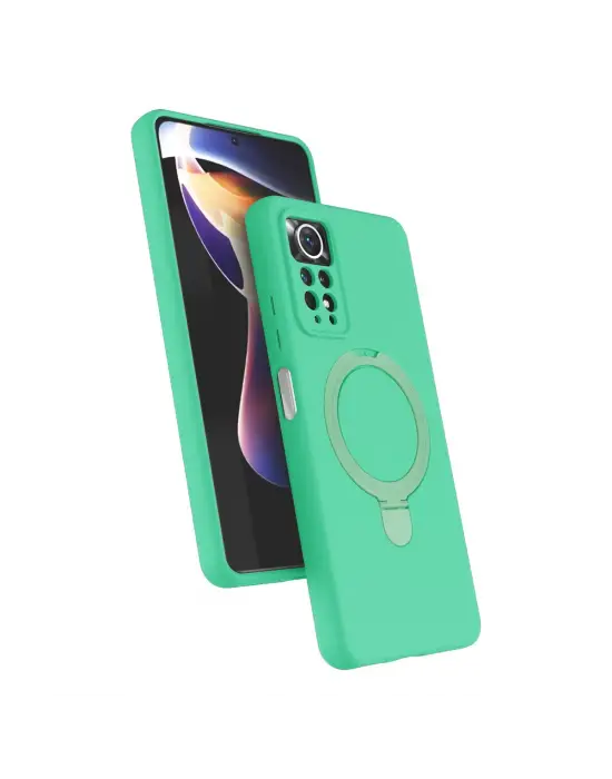 Xiaomi Redmi Note 12 Pro 4g Regal Magsafe Standlı Kapak - Yeşil
