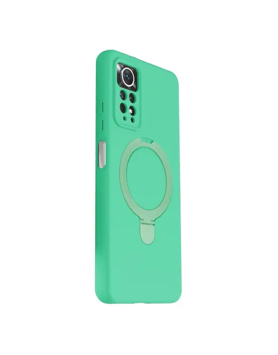 Xiaomi Redmi Note 12 Pro 4g Regal Magsafe Standlı Kapak - Yeşil