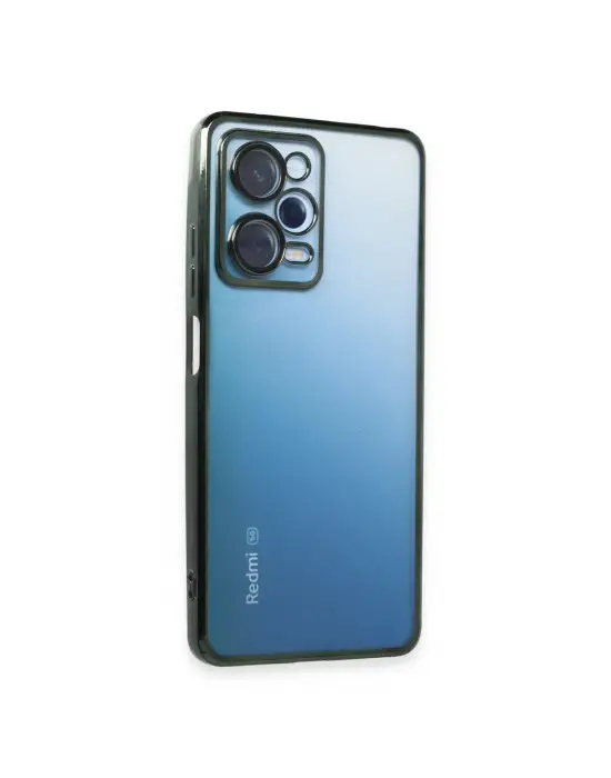 Xiaomi Redmi Note 12 Pro 5g Kılıf Razer Lensli Silikon - Yeşil