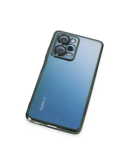 Xiaomi Redmi Note 12 Pro 5g Kılıf Razer Lensli Silikon - Yeşil