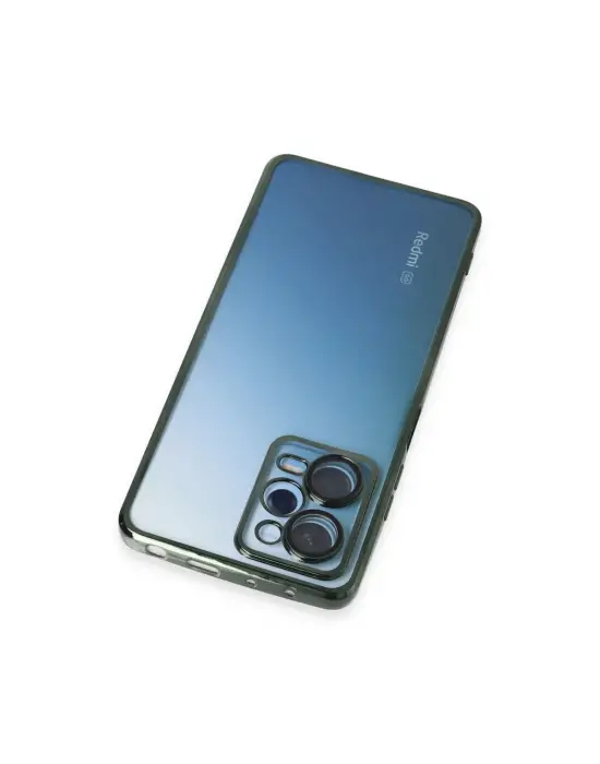 Xiaomi Redmi Note 12 Pro 5g Kılıf Razer Lensli Silikon - Yeşil