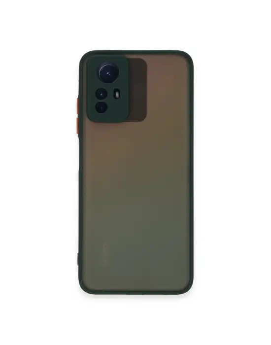 Xiaomi Redmi Note 12s Kılıf Montreal Silikon Kapak - Yeşil