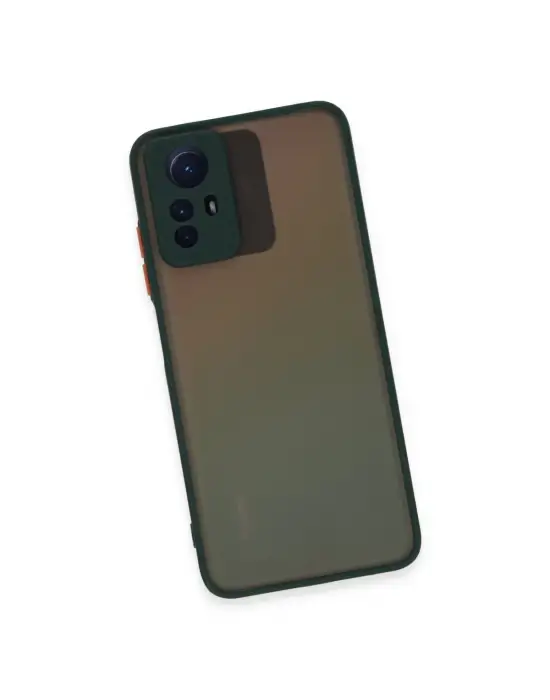 Xiaomi Redmi Note 12s Kılıf Montreal Silikon Kapak - Yeşil