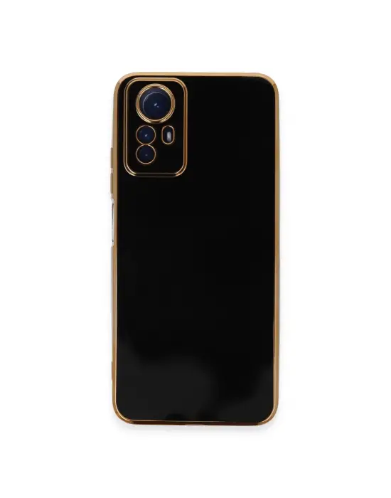 Xiaomi Redmi Note 12s Kılıf Volet Silikon - Siyah