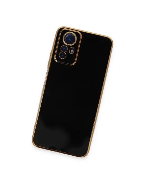 Xiaomi Redmi Note 12s Kılıf Volet Silikon - Siyah