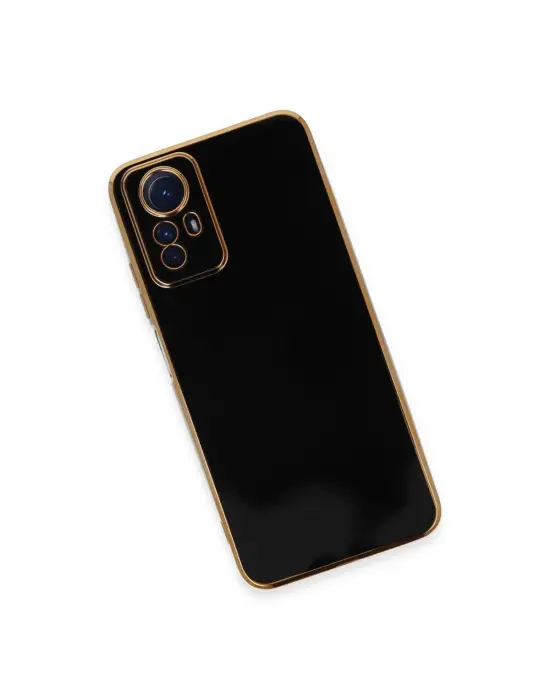 Xiaomi Redmi Note 12s Kılıf Volet Silikon - Siyah