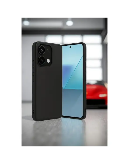 Xiaomi Redmi Note 13 4g Kılıf Aras Deri Kapak - Siyah