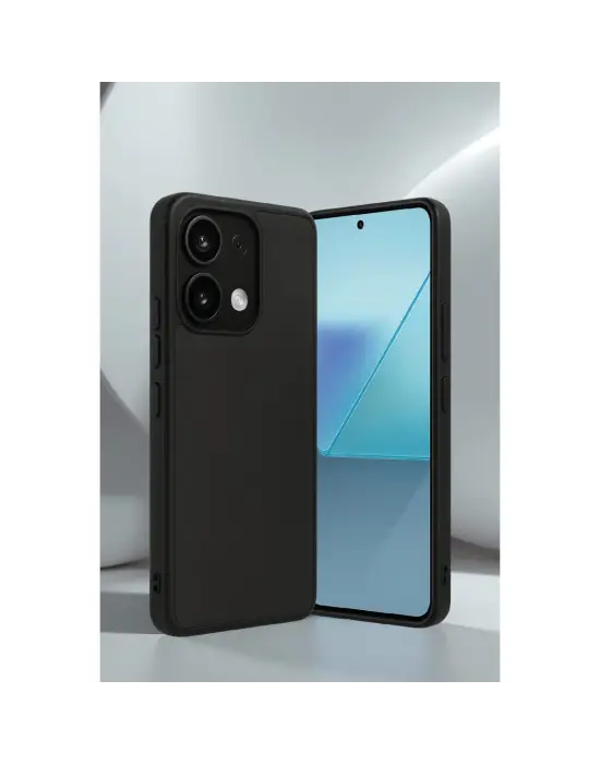 Xiaomi Redmi Note 13 4g Kılıf Aras Deri Kapak - Siyah