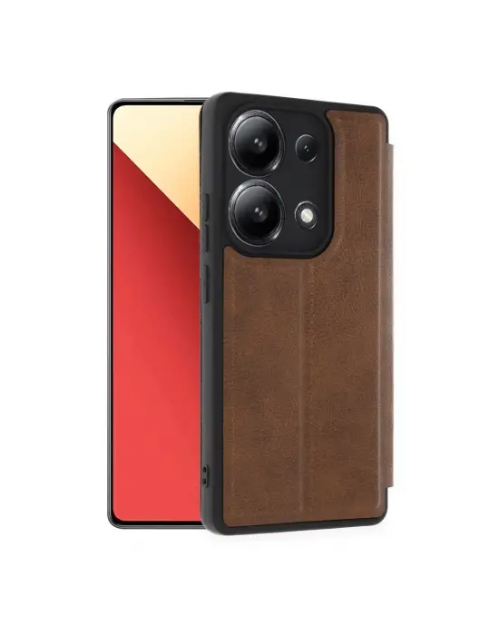 Xiaomi Redmi Note 13 4g Kılıf Flip Cover - Taba