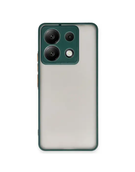 Xiaomi Redmi Note 13 5g Kılıf Montreal Silikon Kapak - Yeşil