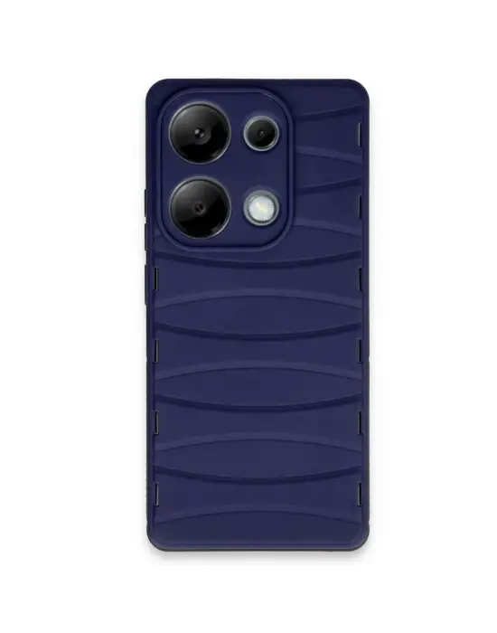 Xiaomi Redmi Note 13 Pro 4g Kılıf Bibercas Silikon Kapak - Lacivert