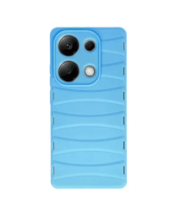 Xiaomi Redmi Note 13 Pro 4g Kılıf Bibercas Silikon Kapak - Mavi