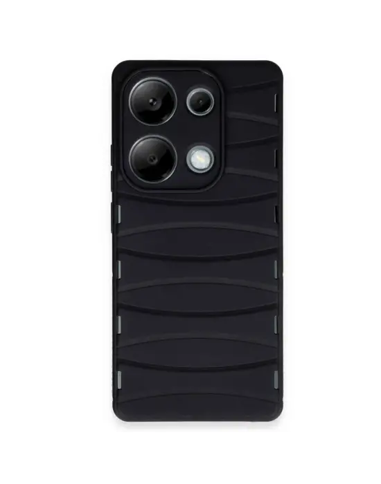 Xiaomi Redmi Note 13 Pro 4g Kılıf Bibercas Silikon Kapak - Siyah