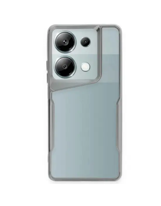 Xiaomi Redmi Note 13 Pro 4g Kılıf Boyi Silikon Kapak - Gümüş