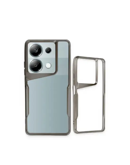 Xiaomi Redmi Note 13 Pro 4g Kılıf Boyi Silikon Kapak - Siyah