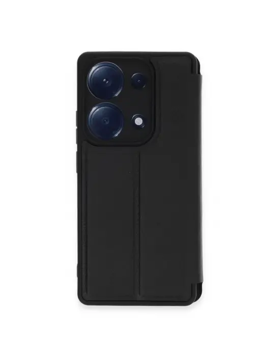 Xiaomi Redmi Note 13 Pro 4g Kılıf Flip Cover - Siyah