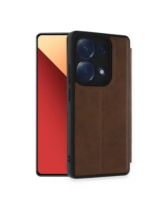 Xiaomi Redmi Note 13 Pro 4g Kılıf Flip Cover - Taba