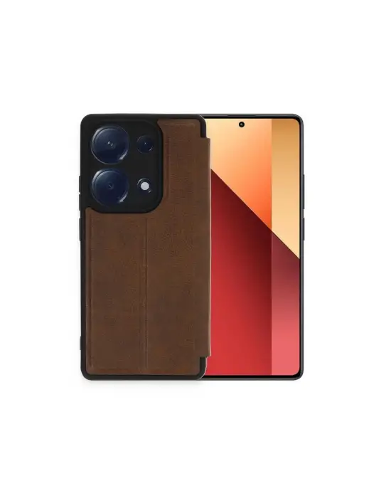 Xiaomi Redmi Note 13 Pro 4g Kılıf Flip Cover - Taba