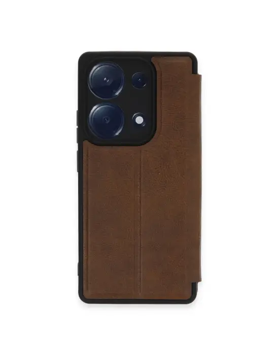 Xiaomi Redmi Note 13 Pro 4g Kılıf Flip Cover - Taba