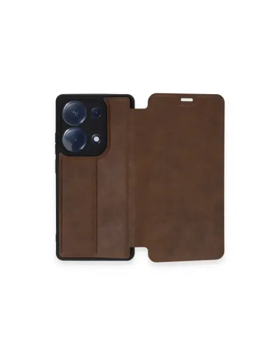 Xiaomi Redmi Note 13 Pro 4g Kılıf Flip Cover - Taba
