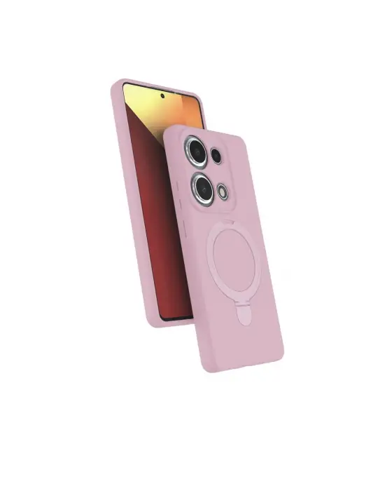 Xiaomi Redmi Note 13 Pro 4g Regal Magsafe Standlı Kapak - Açık Pembe