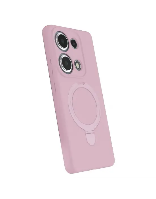 Xiaomi Redmi Note 13 Pro 4g Regal Magsafe Standlı Kapak - Açık Pembe