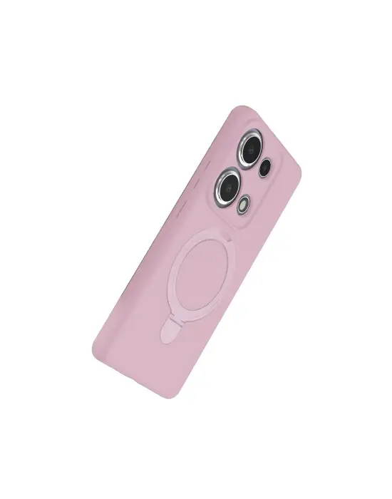Xiaomi Redmi Note 13 Pro 4g Regal Magsafe Standlı Kapak - Açık Pembe