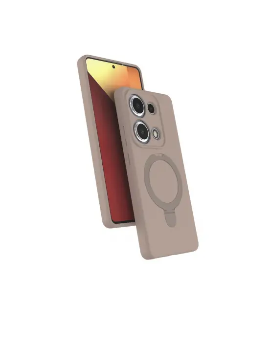 Xiaomi Redmi Note 13 Pro 4g Regal Magsafe Standlı Kapak - Çöl Titanyum
