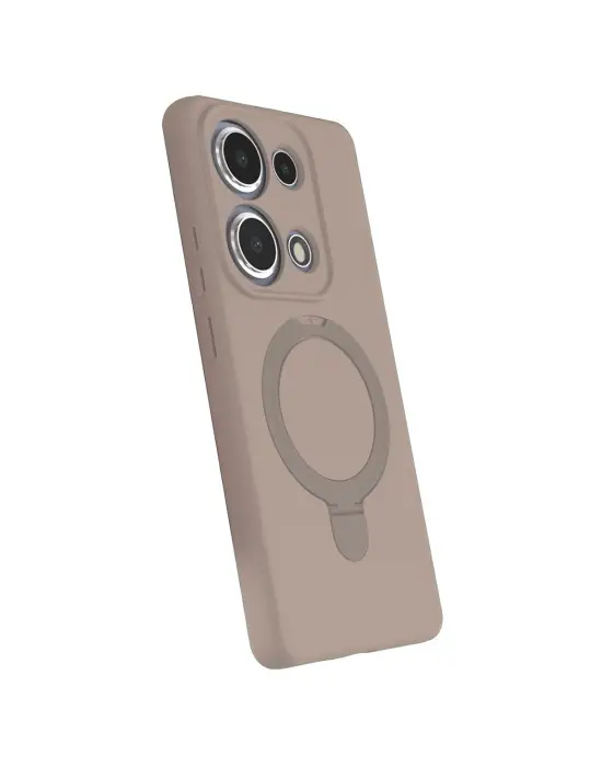 Xiaomi Redmi Note 13 Pro 4g Regal Magsafe Standlı Kapak - Çöl Titanyum