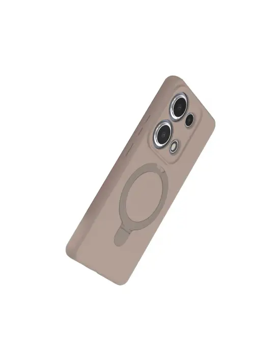 Xiaomi Redmi Note 13 Pro 4g Regal Magsafe Standlı Kapak - Çöl Titanyum