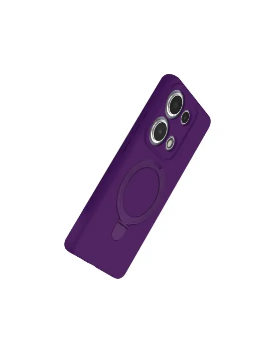 Xiaomi Redmi Note 13 Pro 4g Regal Magsafe Standlı Kapak - Derin Mor