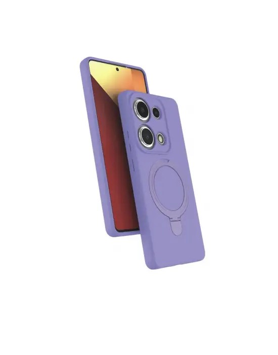 Xiaomi Redmi Note 13 Pro 4g Regal Magsafe Standlı Kapak - Lila
