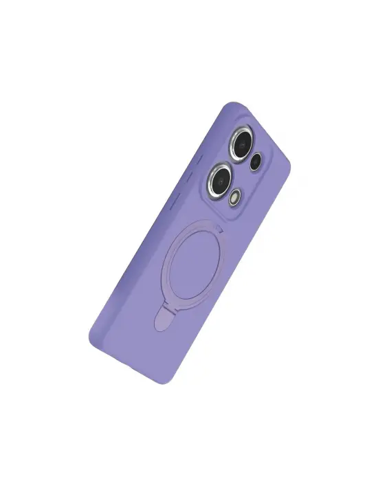 Xiaomi Redmi Note 13 Pro 4g Regal Magsafe Standlı Kapak - Lila
