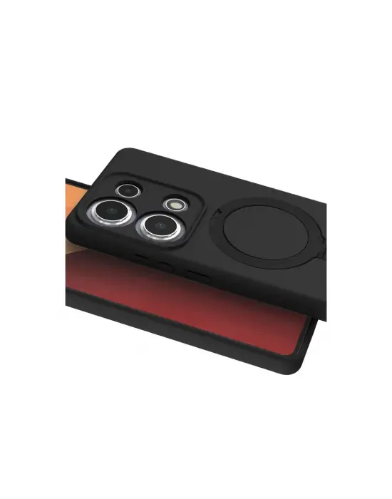 Xiaomi Redmi Note 13 Pro 4g Regal Magsafe Standlı Kapak - Siyah