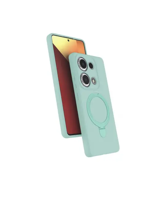 Xiaomi Redmi Note 13 Pro 4g Regal Magsafe Standlı Kapak - Su Yeşili