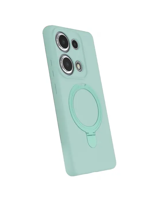 Xiaomi Redmi Note 13 Pro 4g Regal Magsafe Standlı Kapak - Su Yeşili