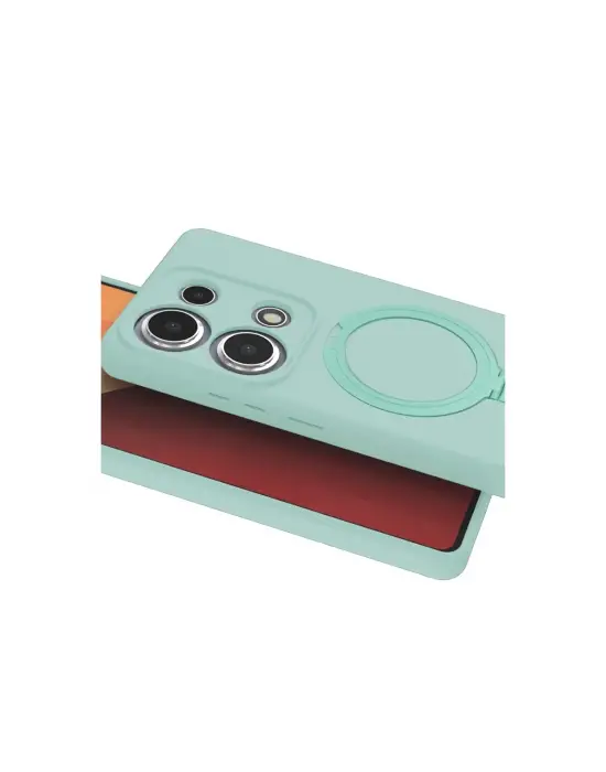 Xiaomi Redmi Note 13 Pro 4g Regal Magsafe Standlı Kapak - Su Yeşili