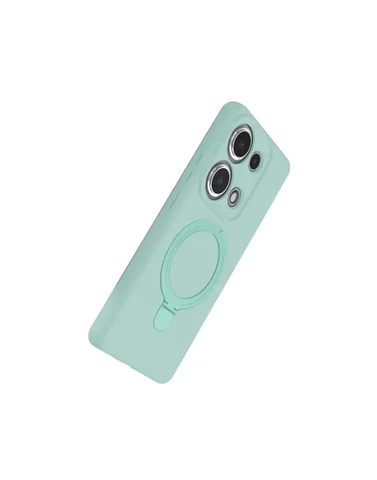 Xiaomi Redmi Note 13 Pro 4g Regal Magsafe Standlı Kapak - Su Yeşili