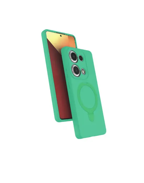 Xiaomi Redmi Note 13 Pro 4g Regal Magsafe Standlı Kapak - Yeşil