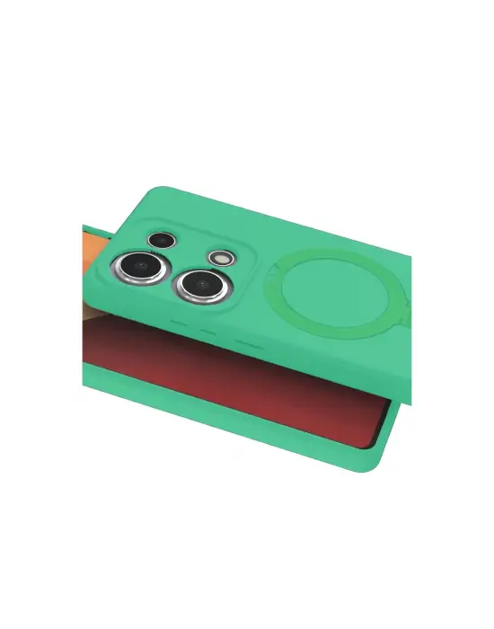 Xiaomi Redmi Note 13 Pro 4g Regal Magsafe Standlı Kapak - Yeşil